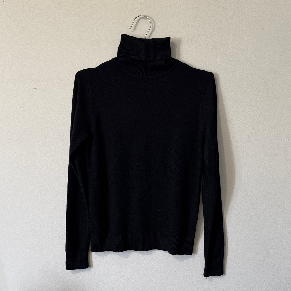 Black Turtleneck Sweater